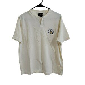 Marshlands Point Pelee National Park Henley T-Shirt Mens Medium Short Sleeve